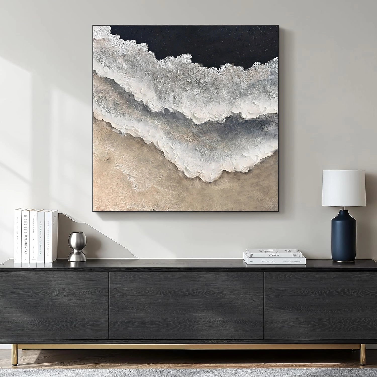 Ocean Abstract Textured Wall Art #OP063