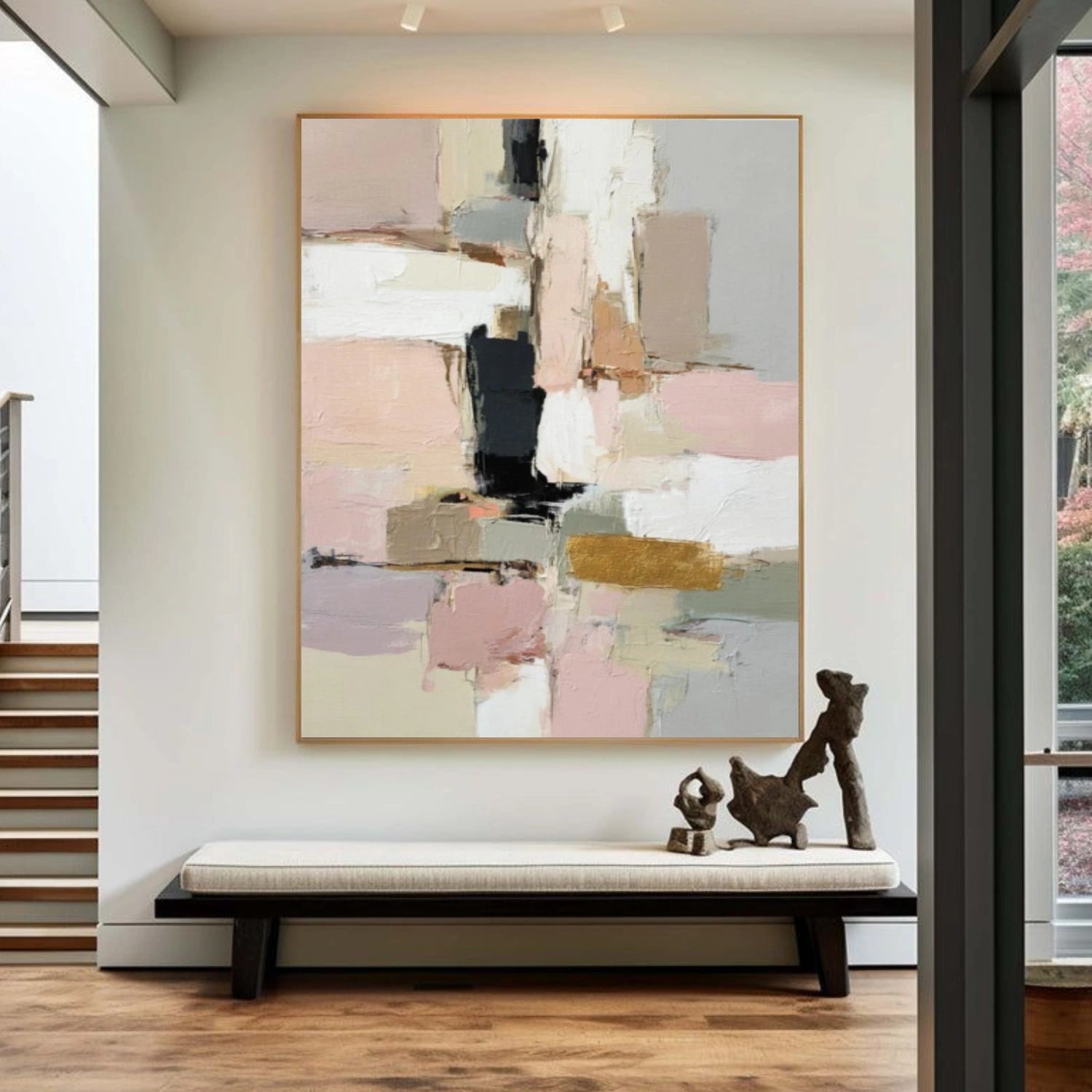 Abstract Textured Wall Art #AT140