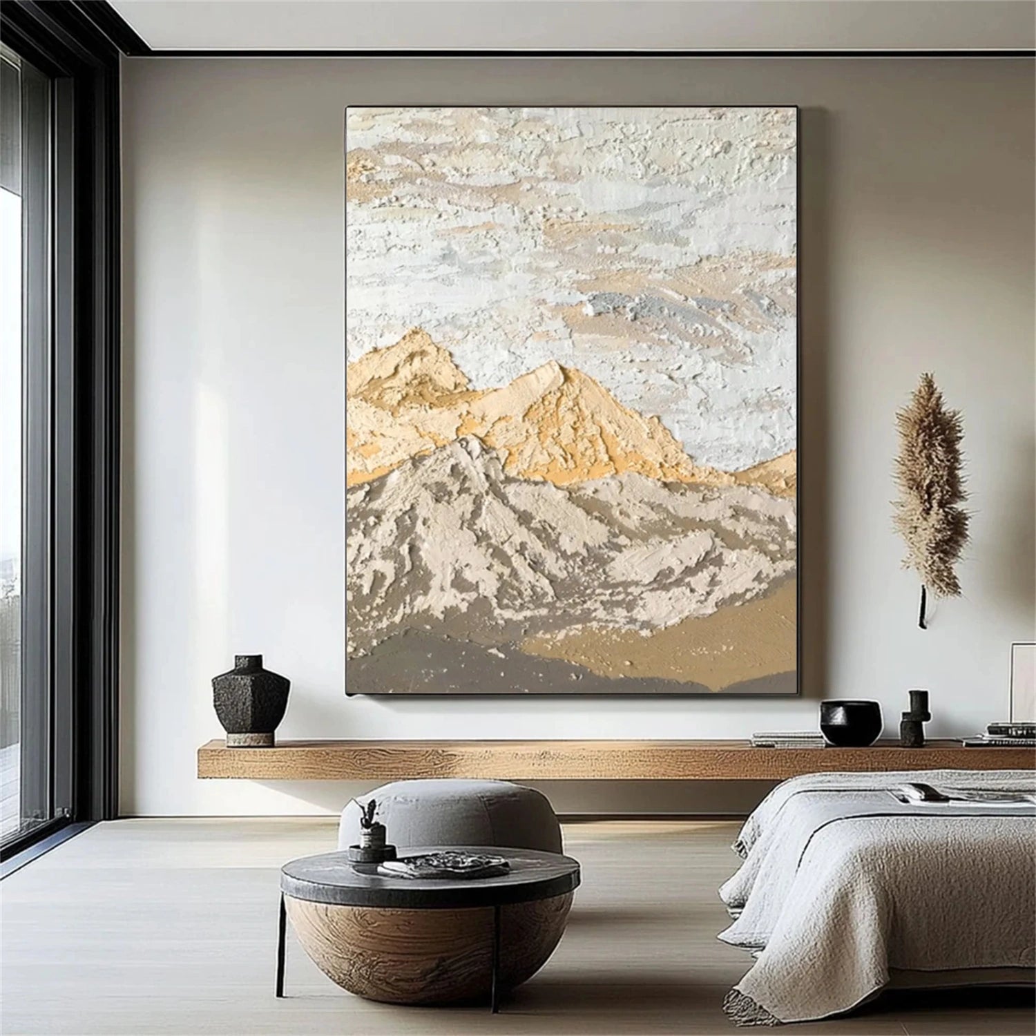 Mountain Textured Abstract Painting #MT005