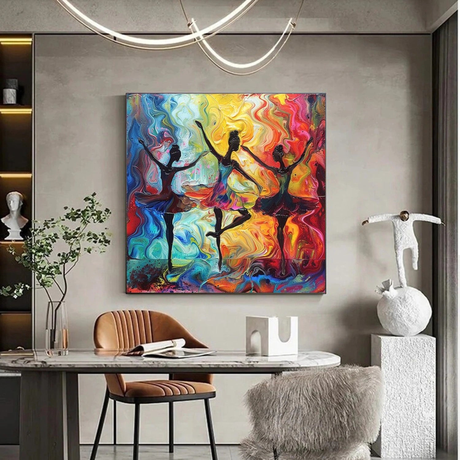 Abstract People Canvas Art #AE067