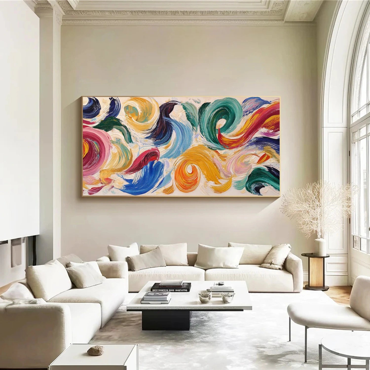 Colorful Abstract Canvas Wall Art #AP365