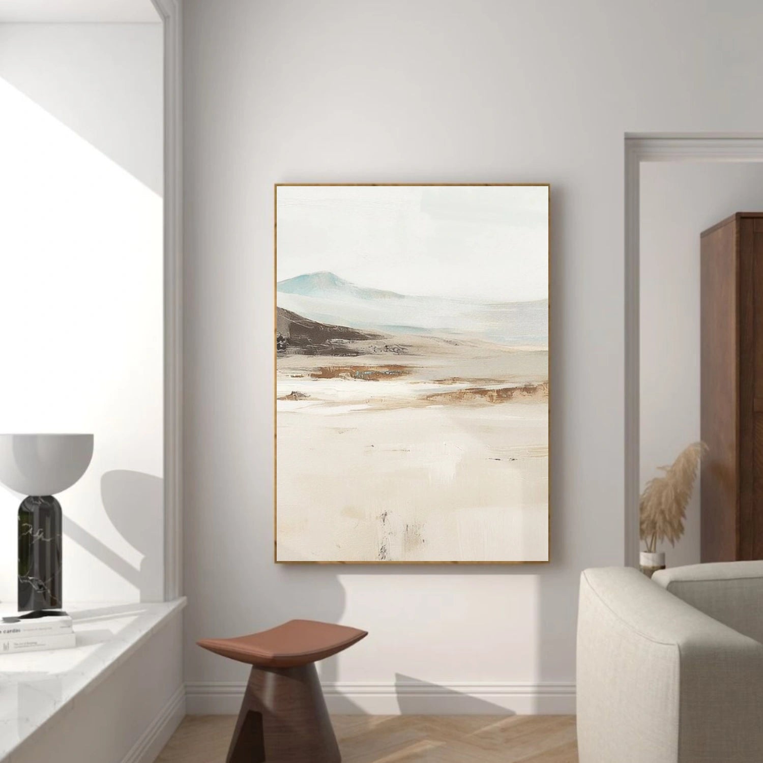 Abstract Mountain Canvas Art #MO033