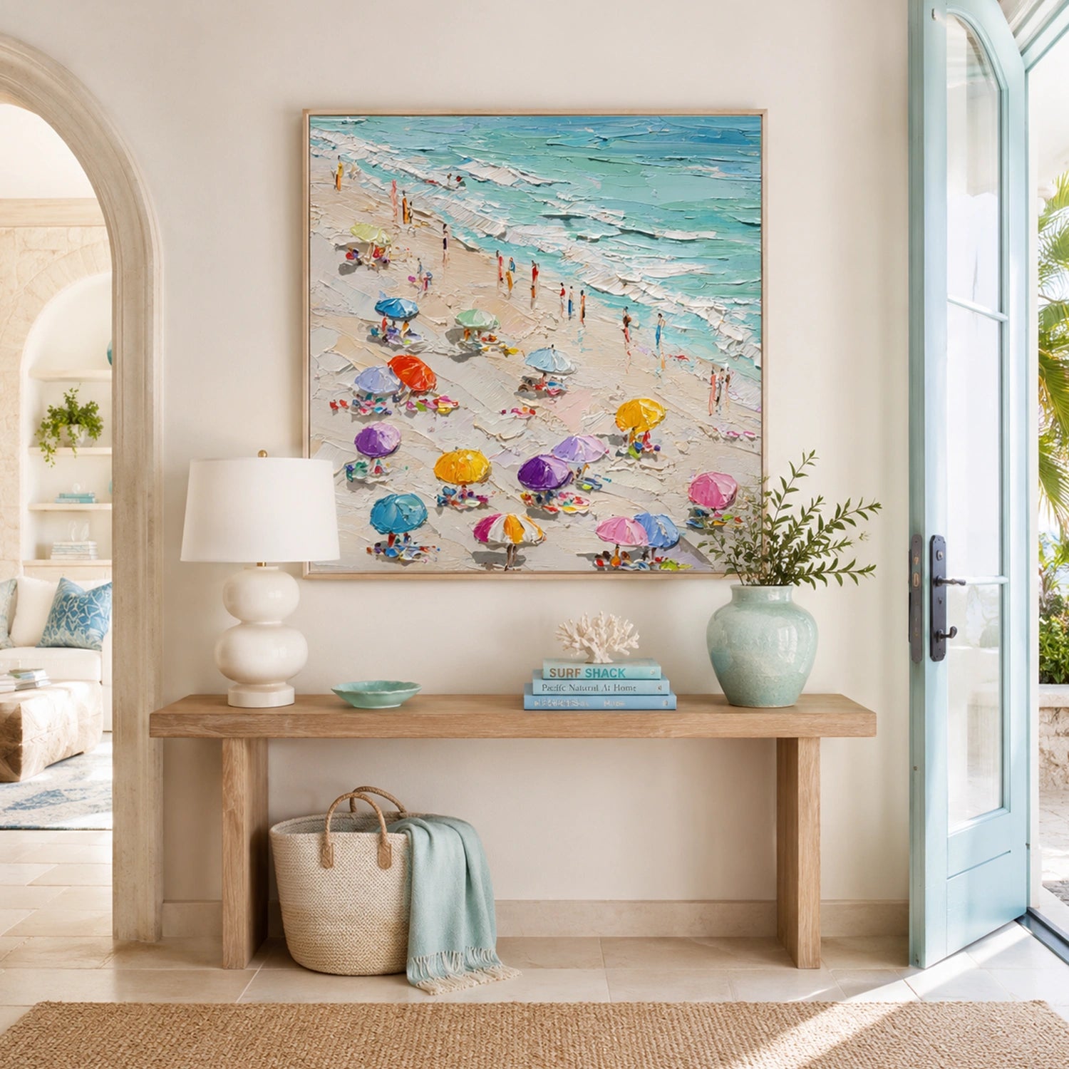 Ocean Abstract Textured Wall Art #OP075