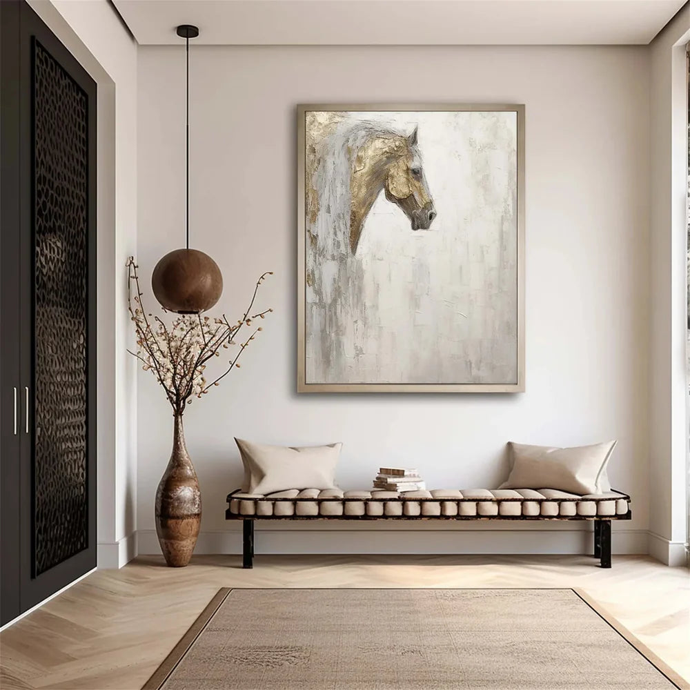 Animal Textured Canvas Art Painting #AC017
