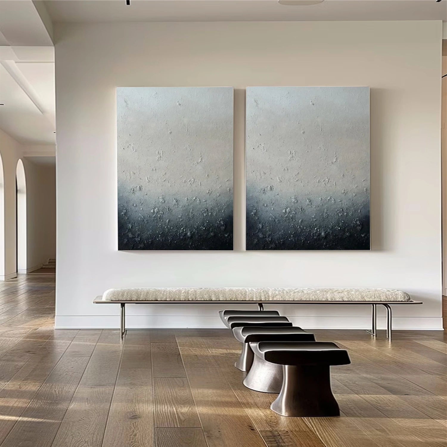 Abstract Canvas Wall Art Set of 2 #AP302