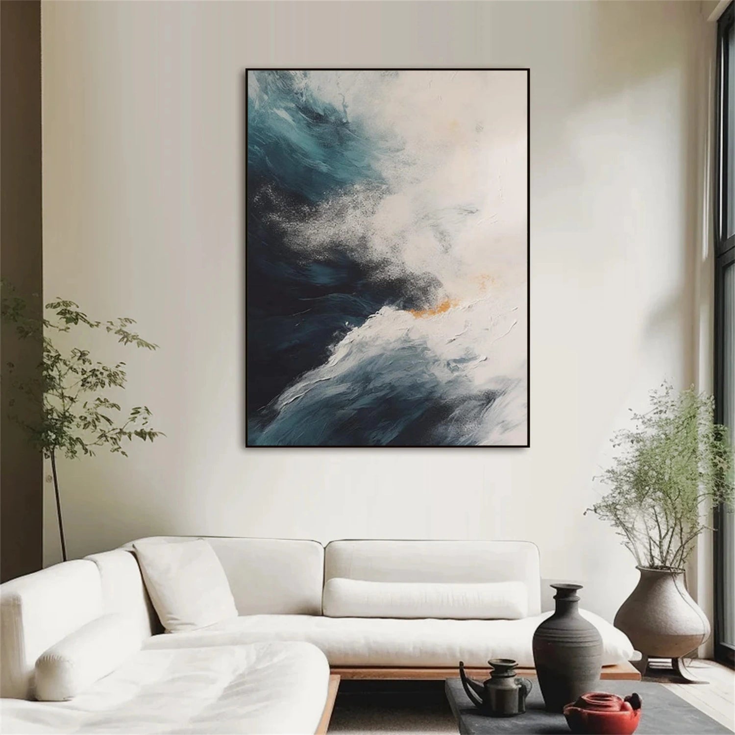 Ocean Abstract Wall Art #OP066