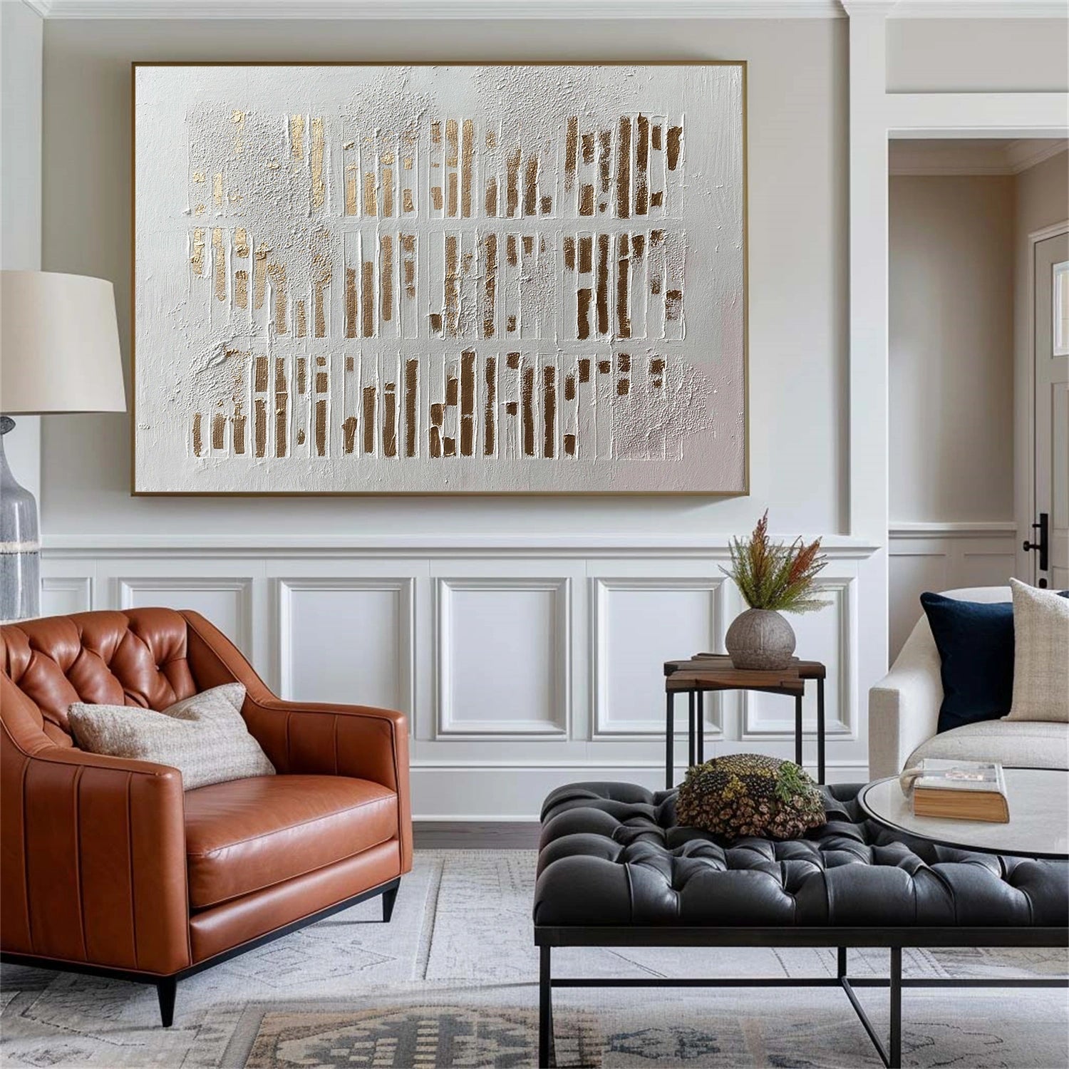 Wabi Sabi Textured Canvas Art #WS100