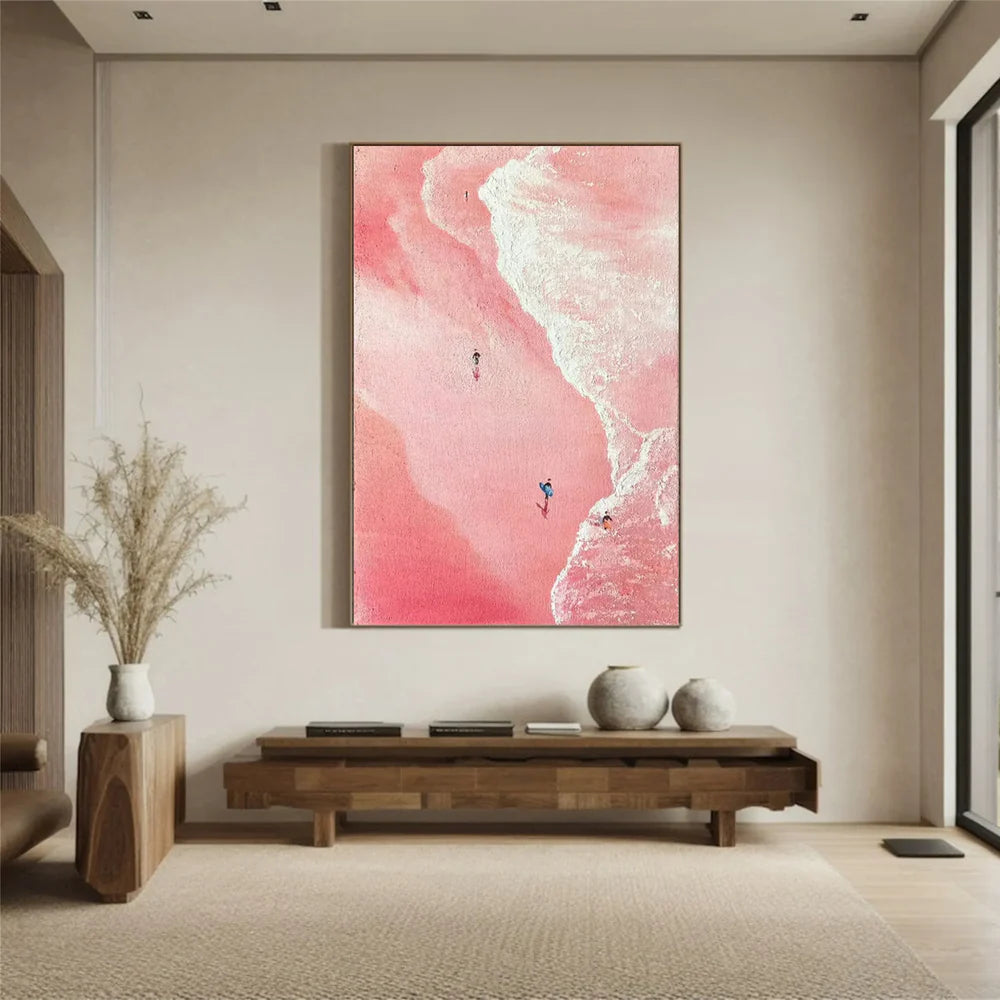 Ocean And Sky Textured Painting Canvas #OS037
