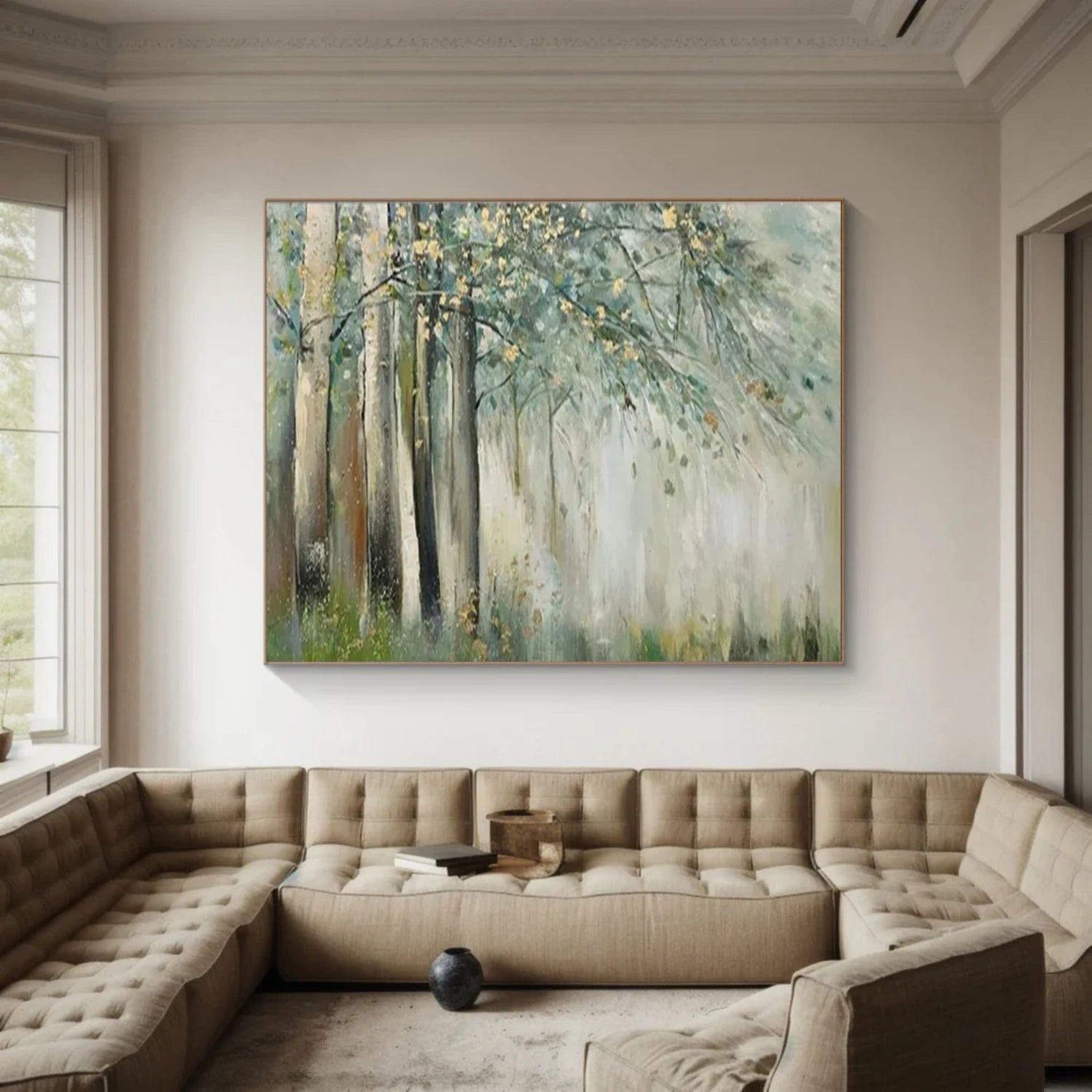 Tree Textured Painting Canvas #TP027