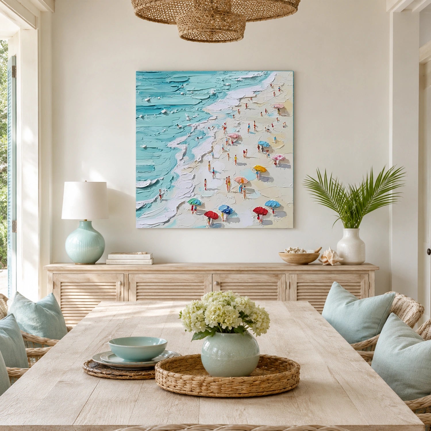 Ocean Abstract Textured Wall Art #OP080