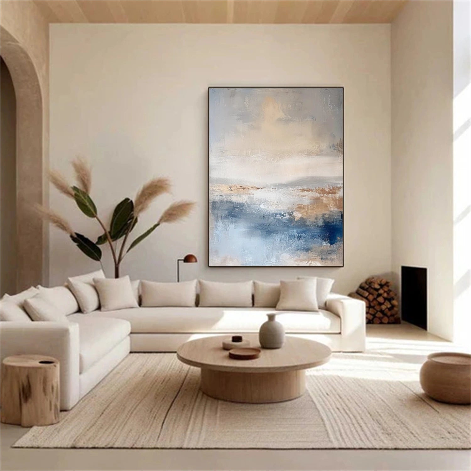 Abstract Canvas Wall Art #AP298