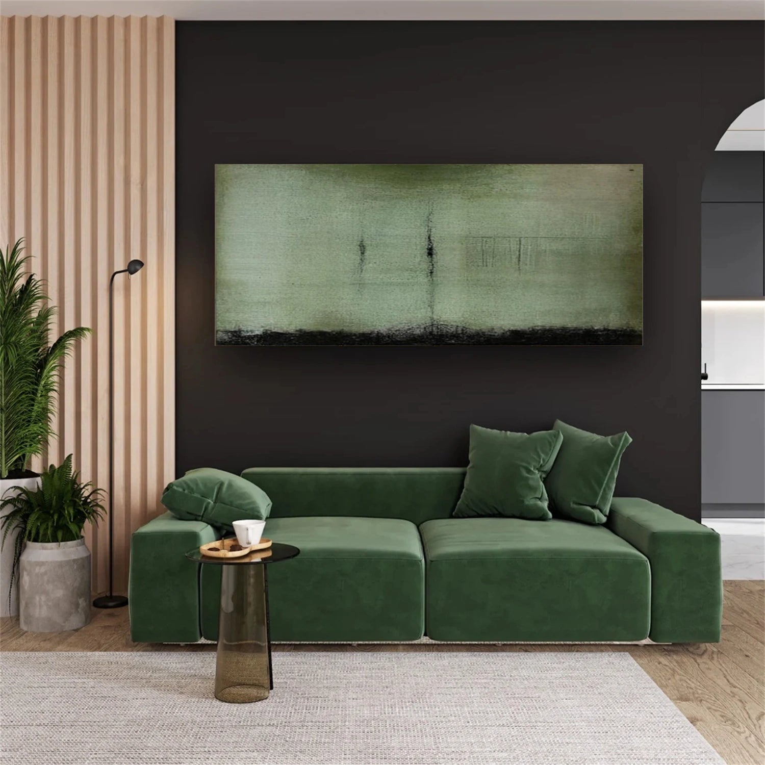 Abstract Canvas Wall Art #AP256