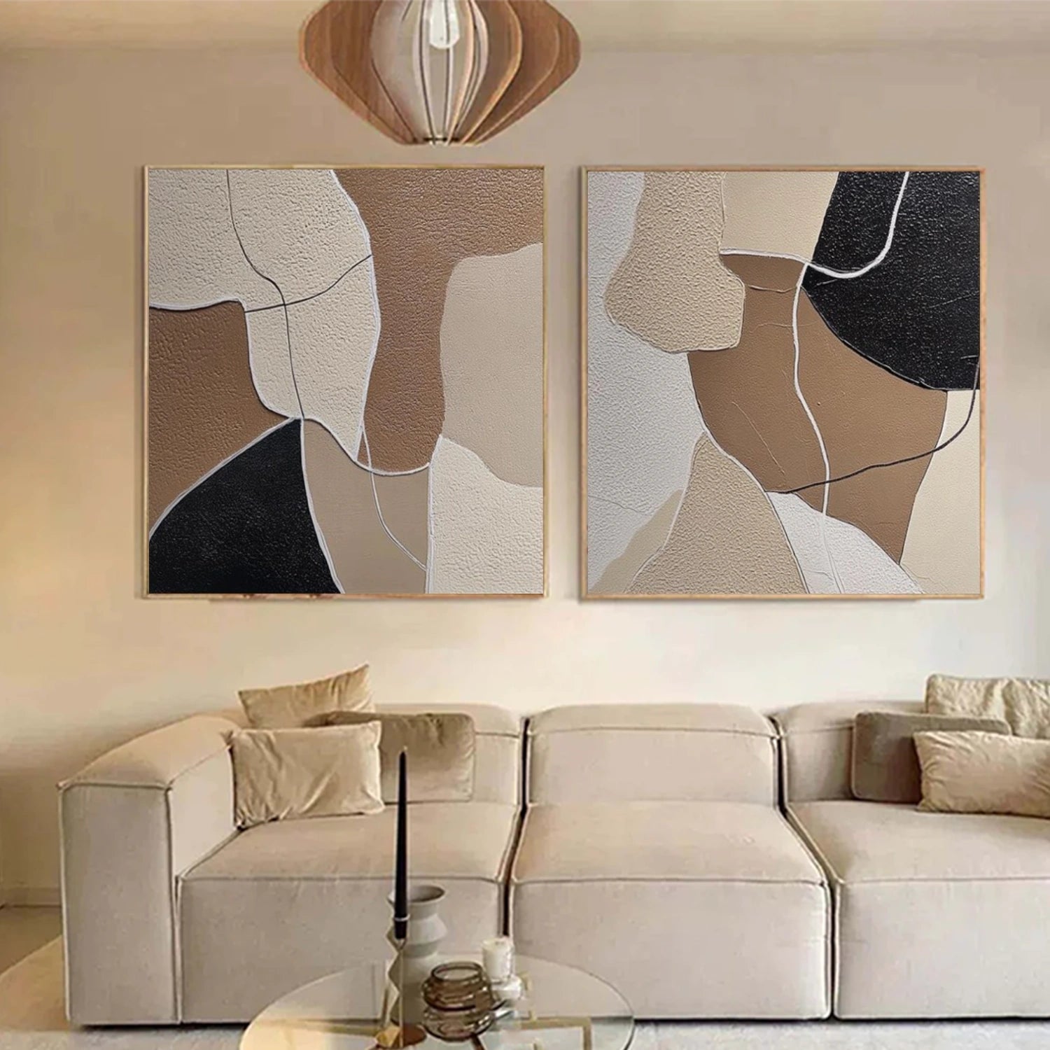 Wabi Sabi Canvas Art Set of 2 #WS065