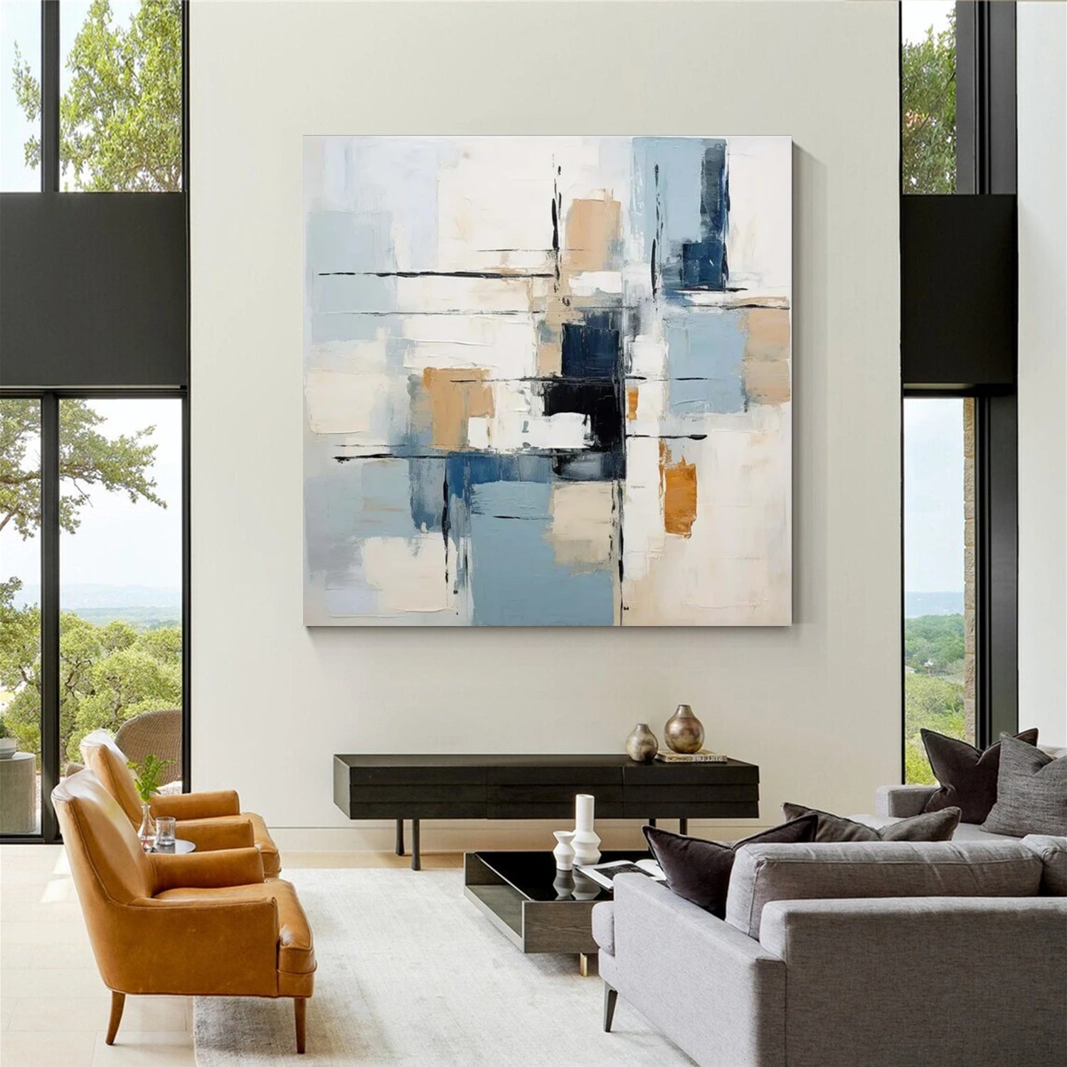 Abstract Painting Canvas #AP139