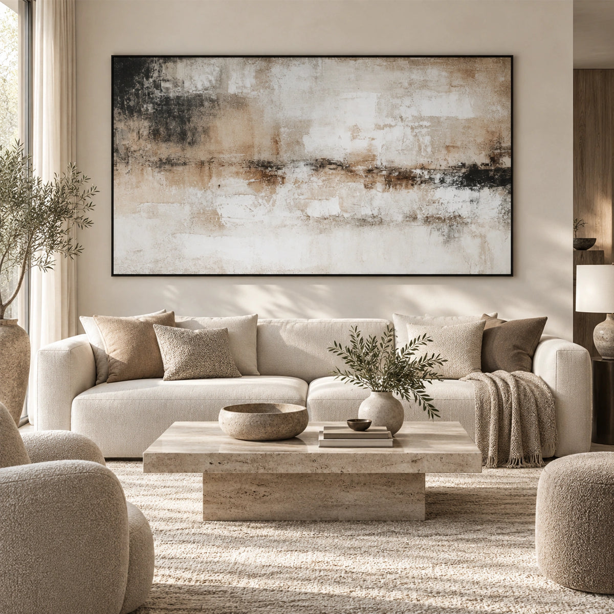 Abstract Canvas Wall Art #AP402