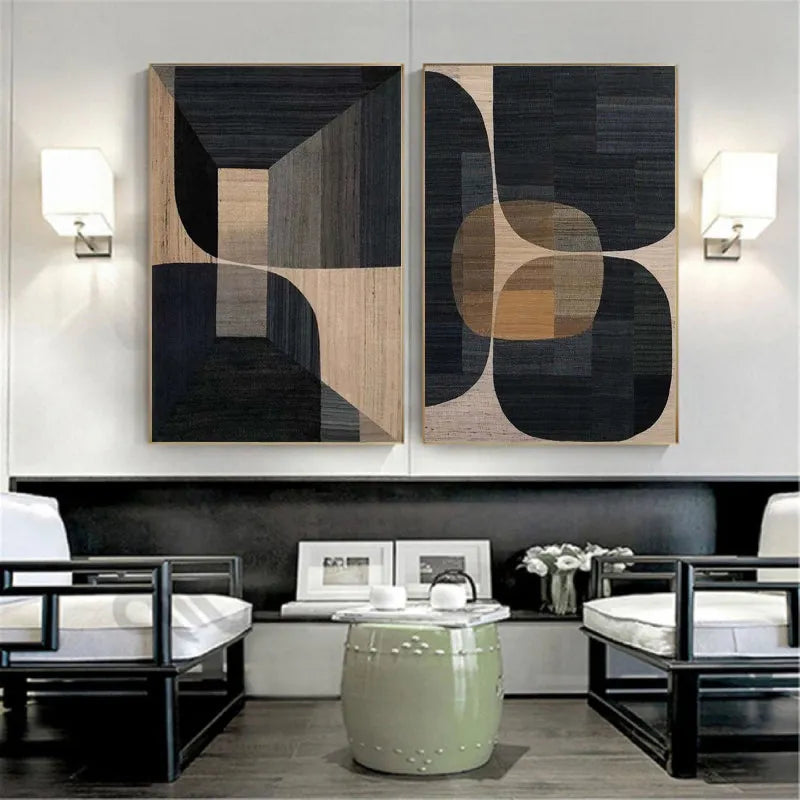 Wabi Sabi Canvas Art Set of 2 #WS018