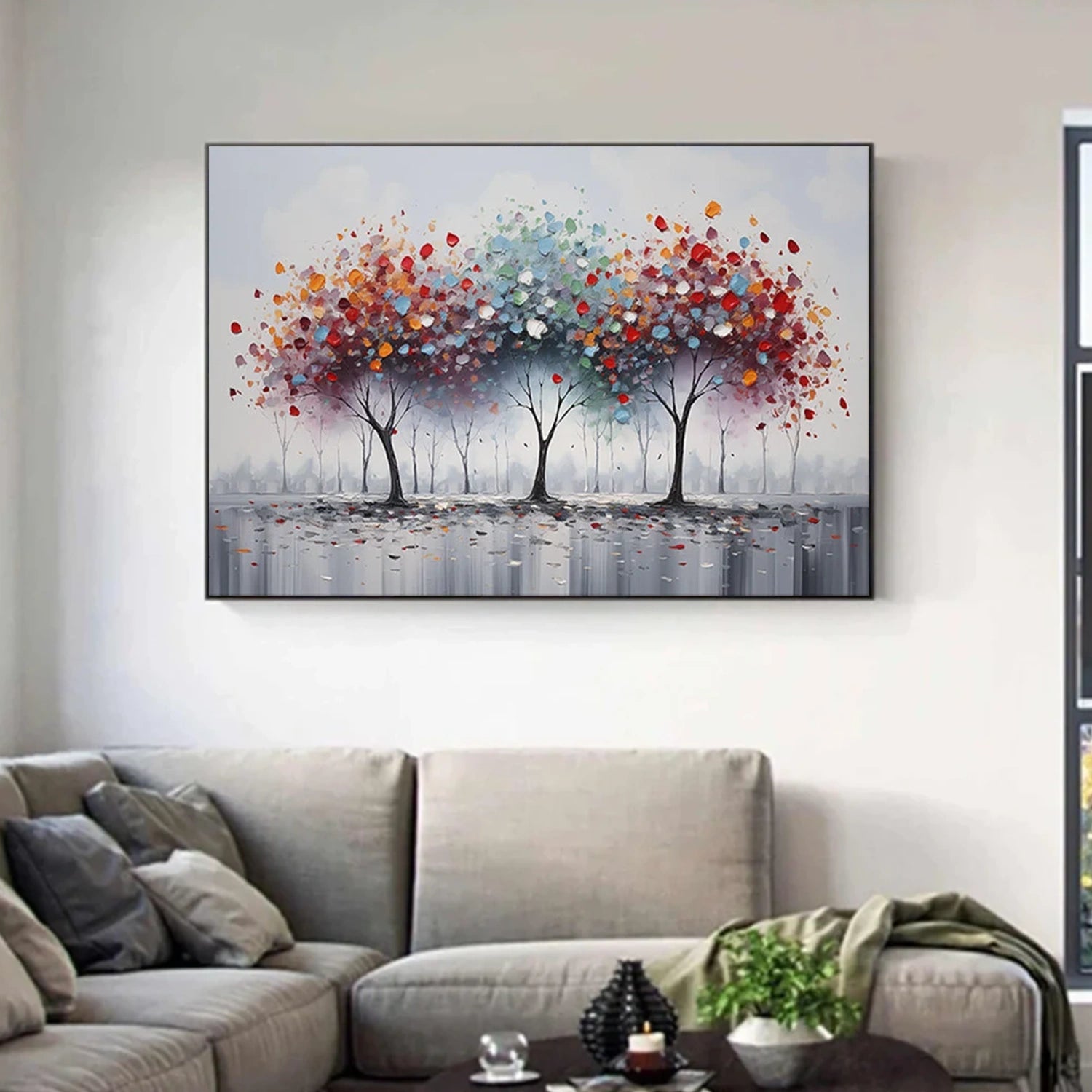 Tree Abstract Wall Art #TP090