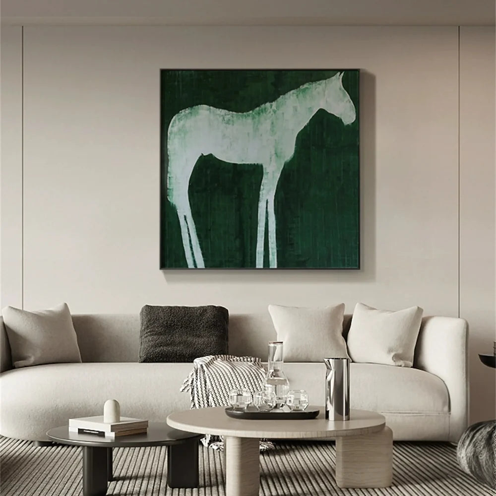 Animal Textured Canvas Art Painting #AC031