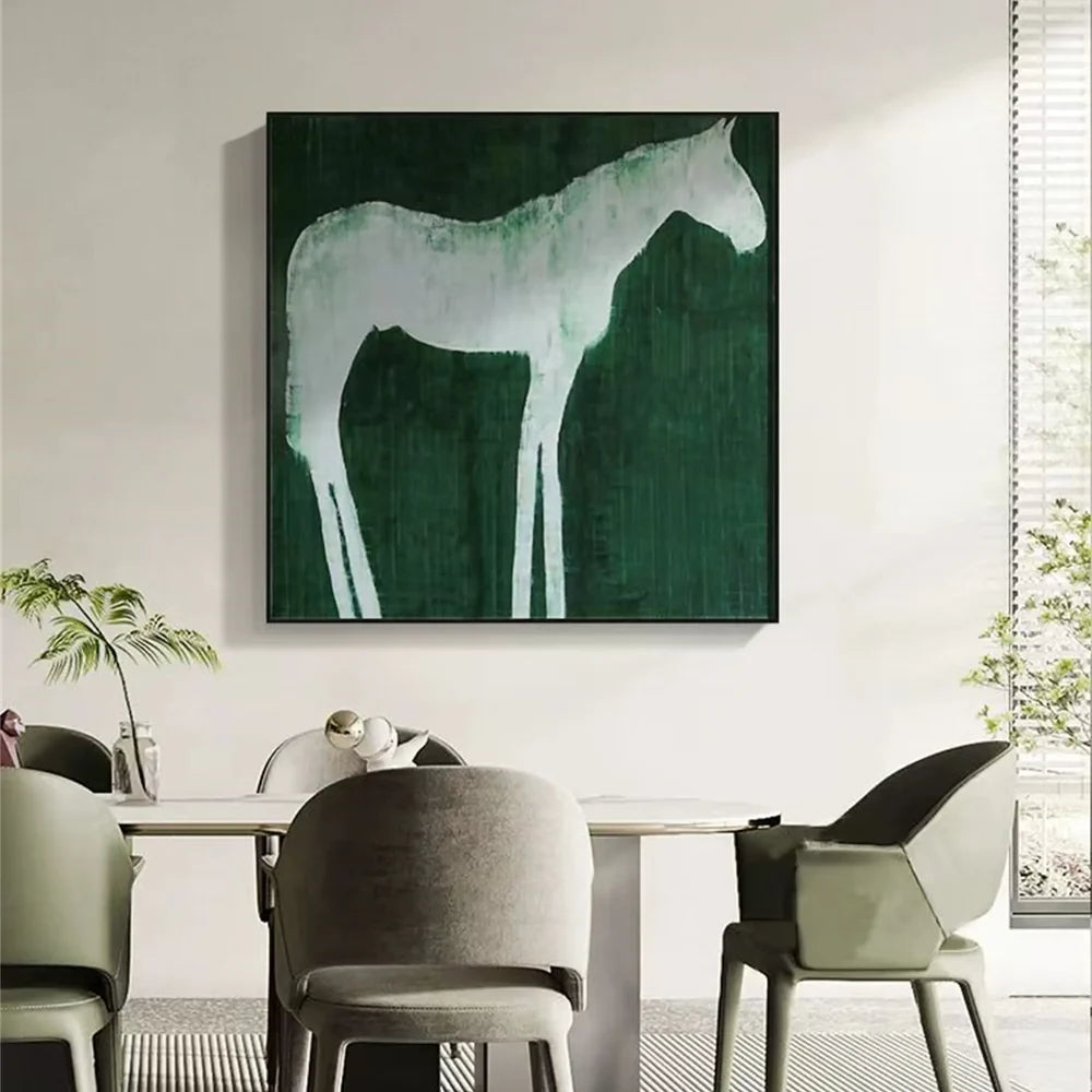 Animal Textured Canvas Art Painting #AC031