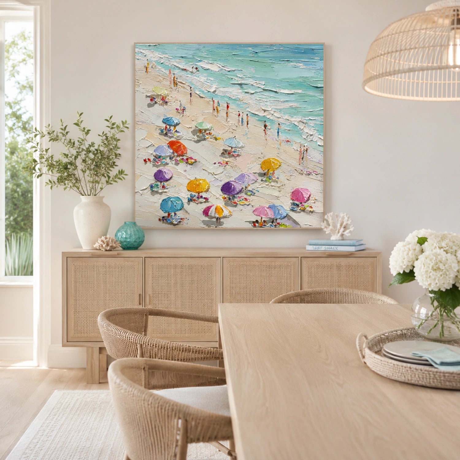 Ocean Abstract Textured Wall Art #OP075