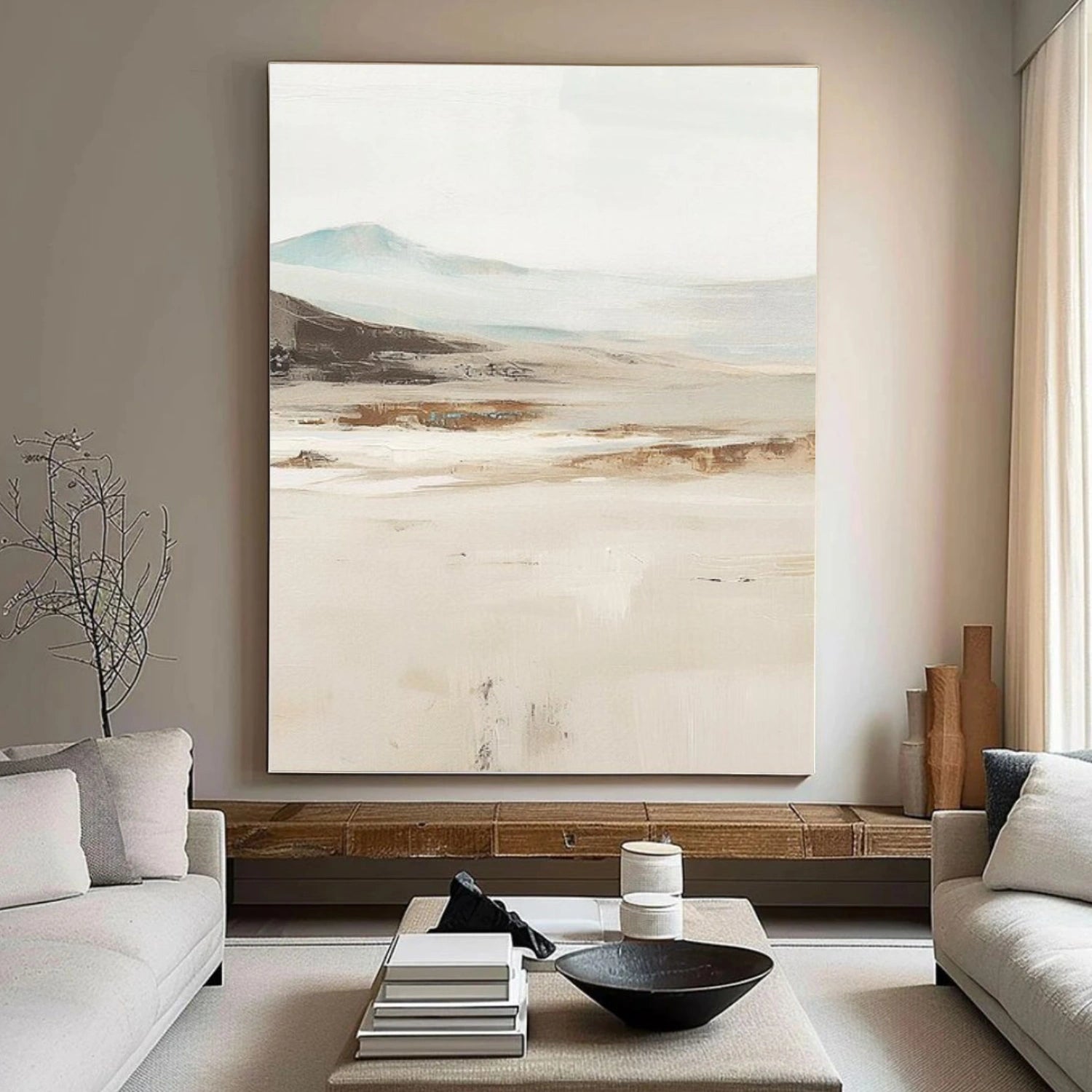 Abstract Mountain Canvas Art #MO033