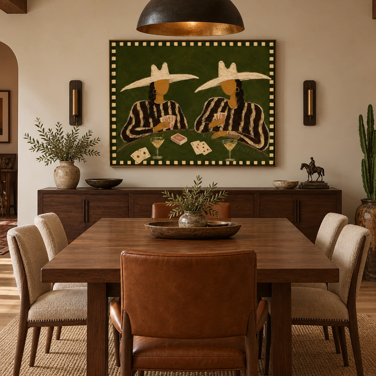 American Western Cowboy Art #VT259