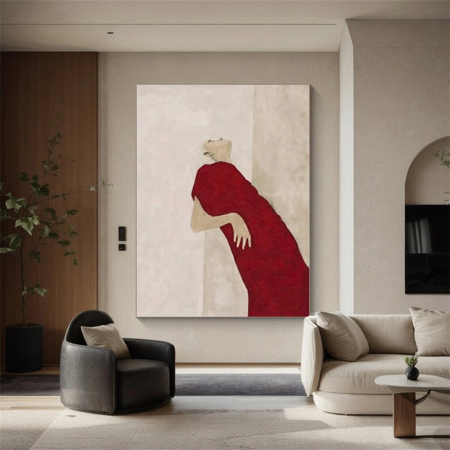 Abstract People Canvas Art #AE031