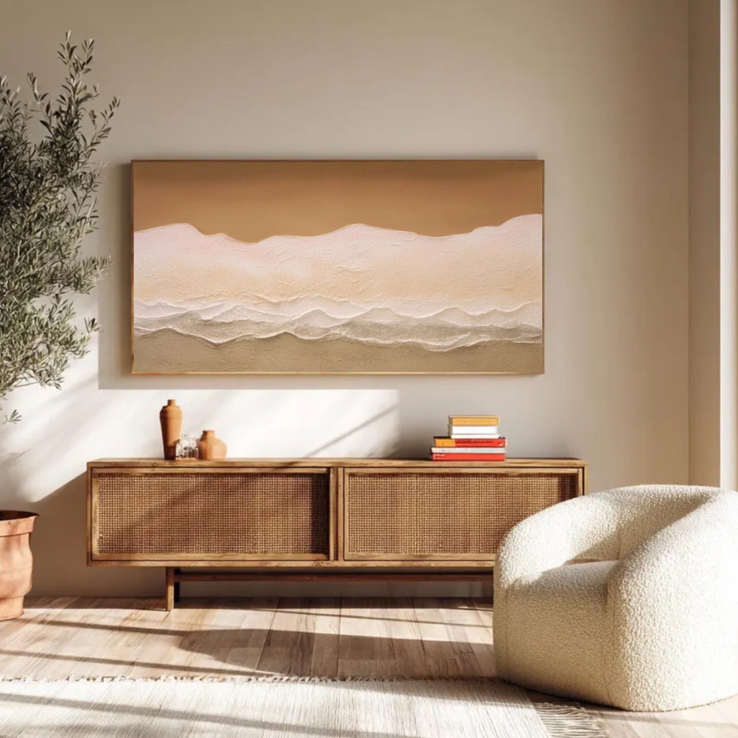 Ocean Abstract Textured Wall Art #OP069