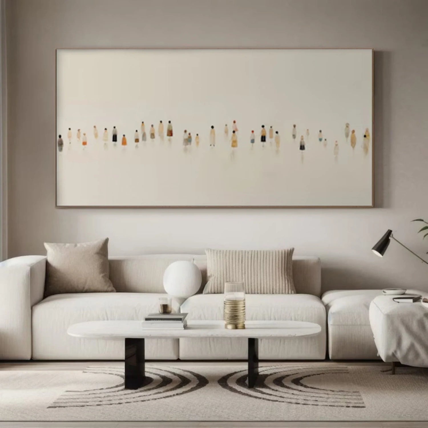 Abstract People Canvas Art #AE001