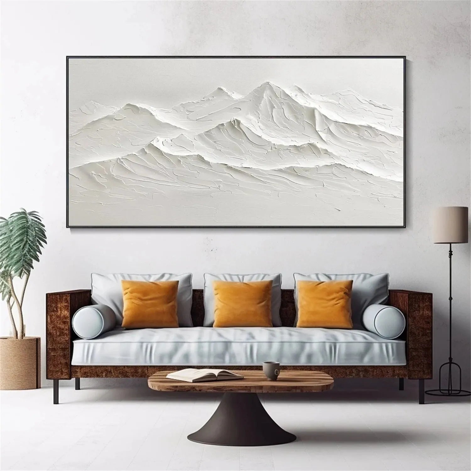 Mountain Textured Canvas Art #MO004
