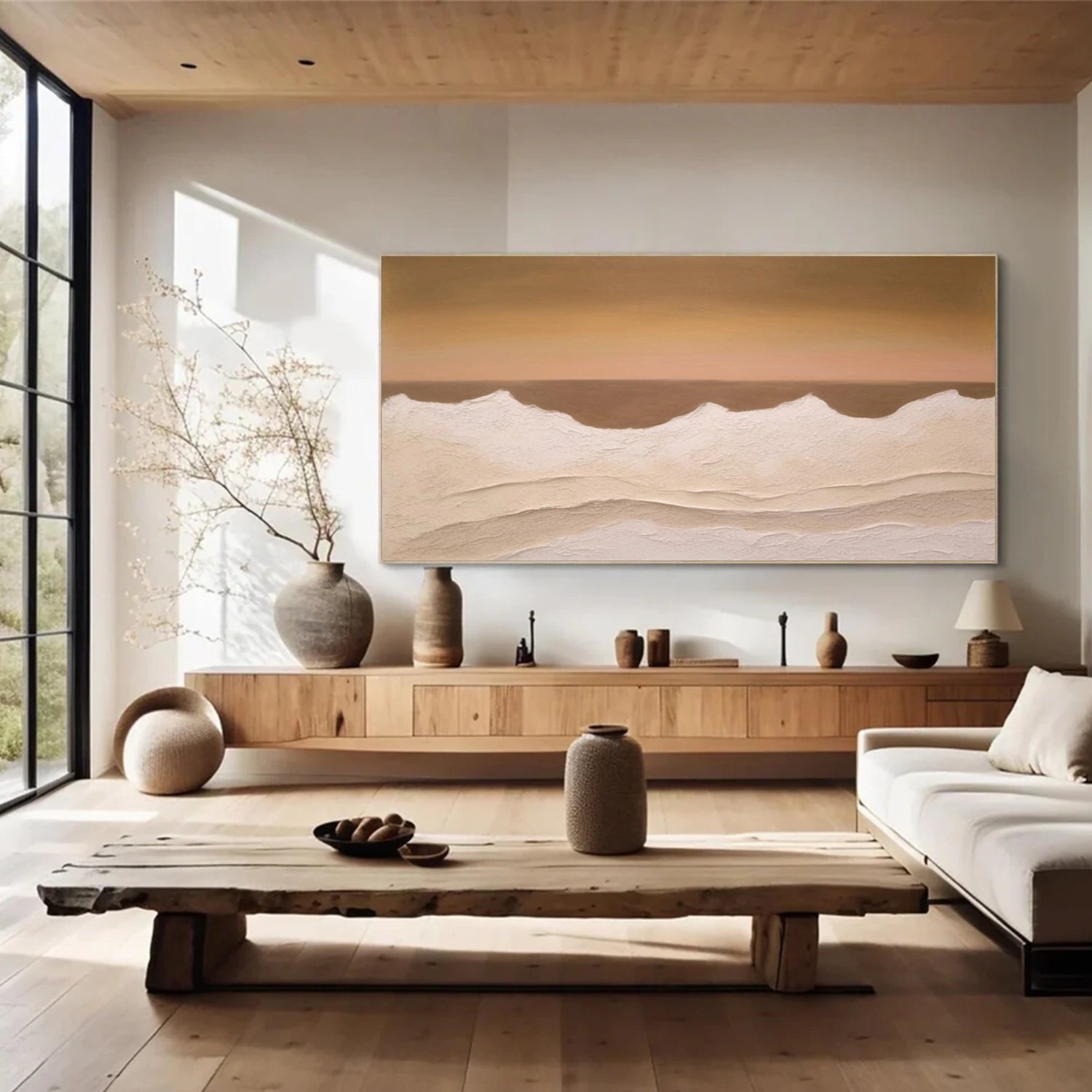 Ocean Abstract Textured Wall Art #OP070