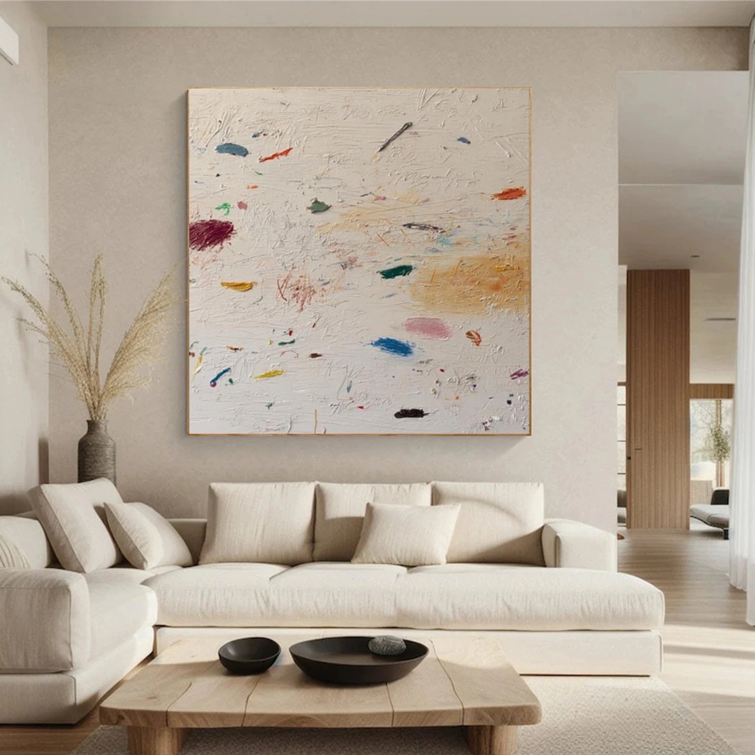 Colorful Abstract Textured Wall Art #AT143