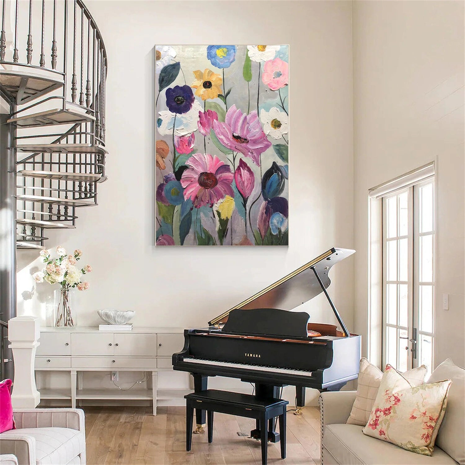 Flower Abstract Wall Art #FP111