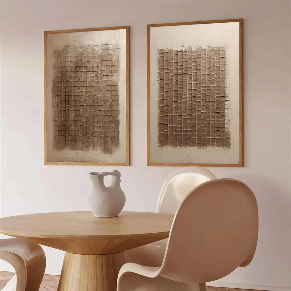 Wabi Sabi Texture Canvas Art Set of 2 #WS043