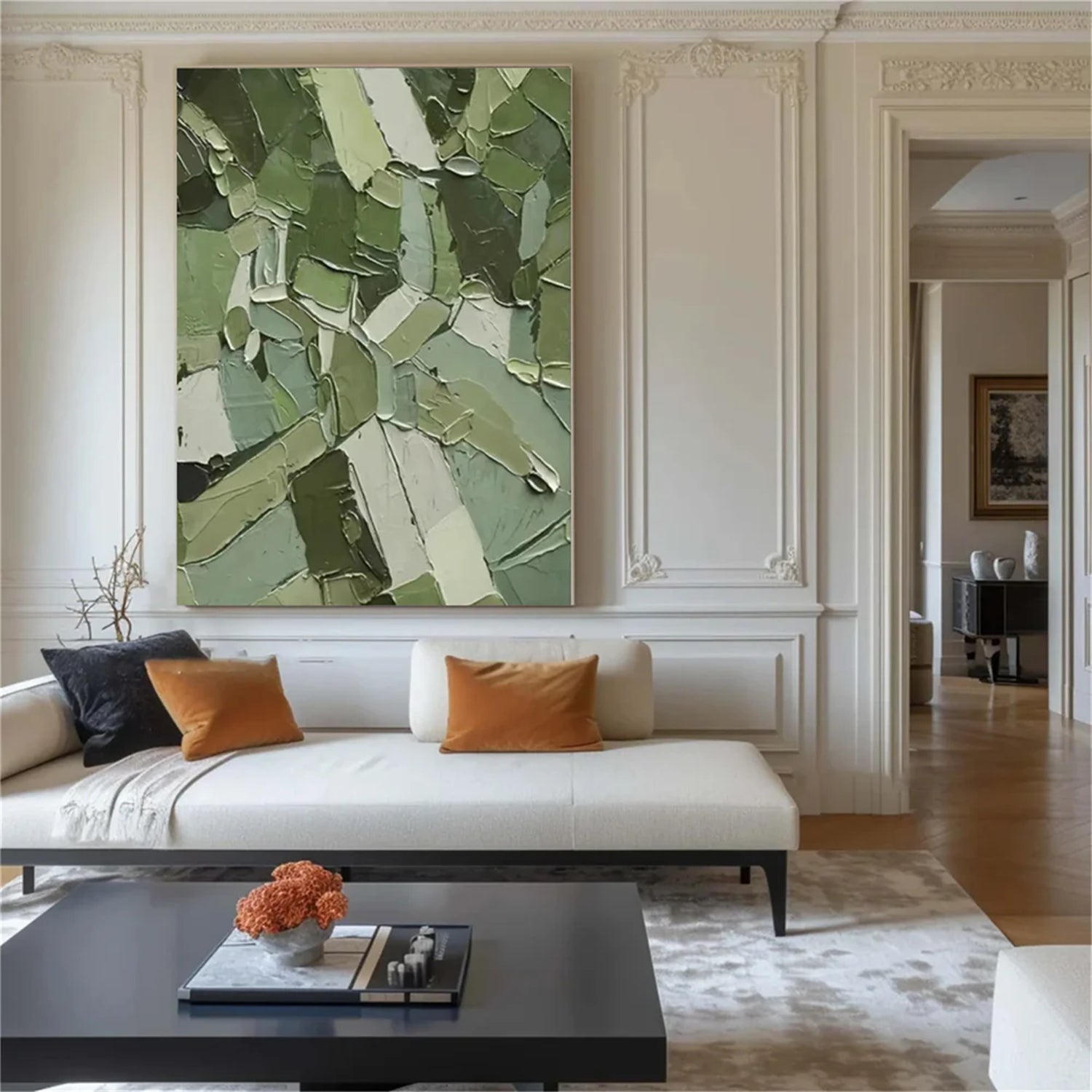 Abstract Textured Painting Canvas #AT030