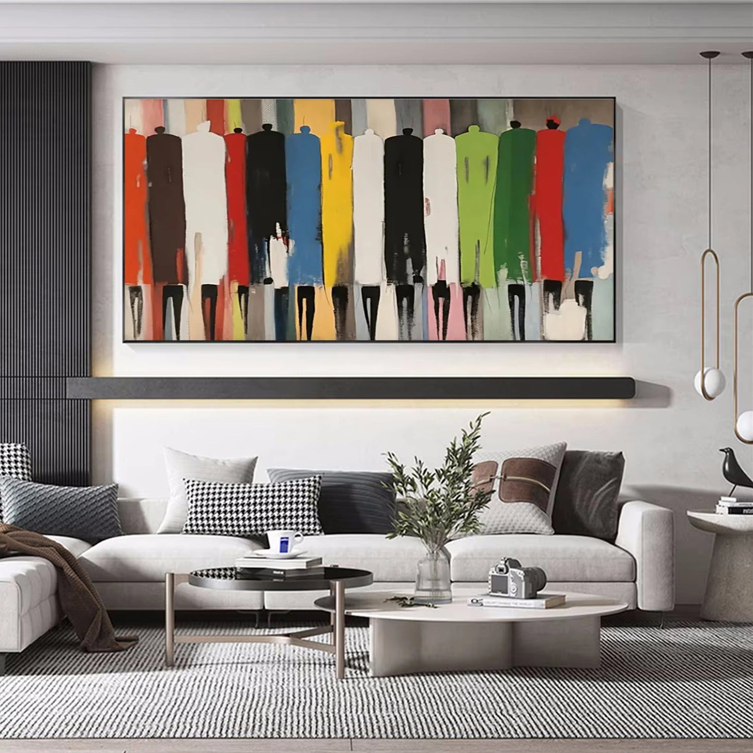 Abstract People Canvas Art #AE036