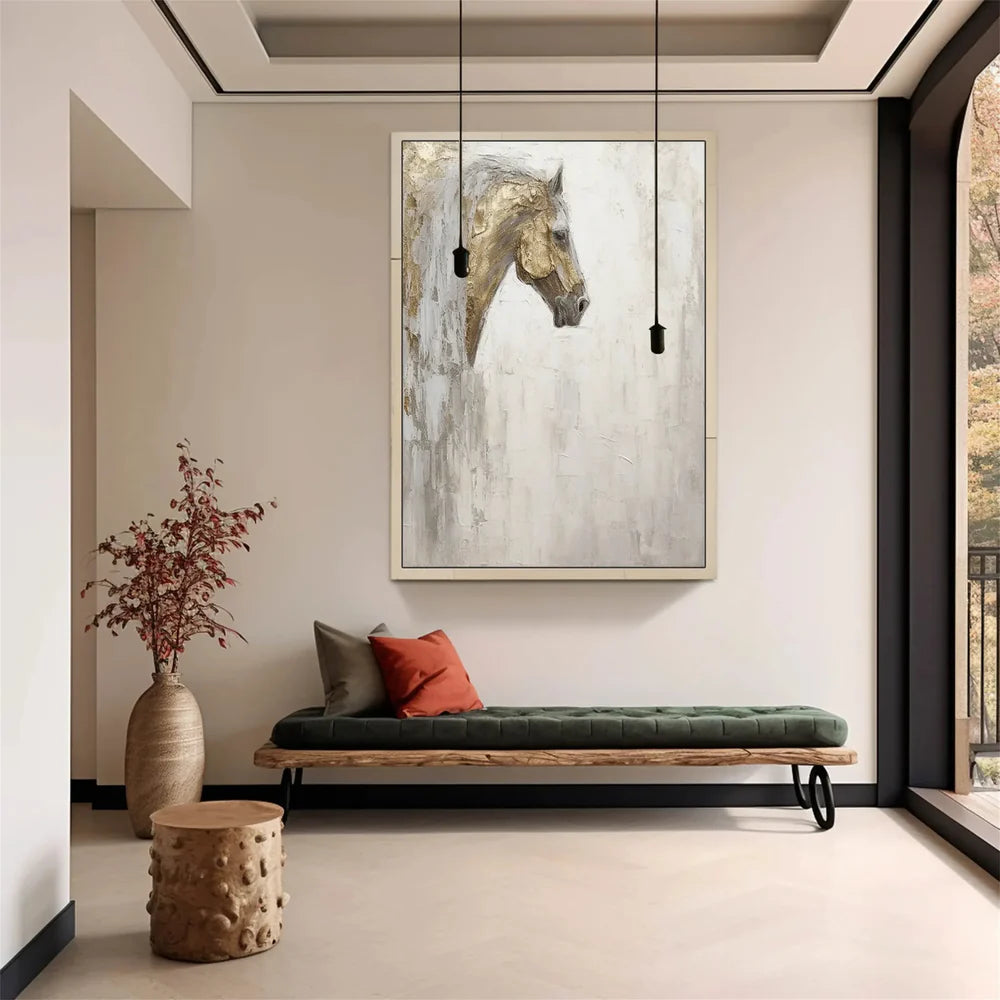 Animal Textured Canvas Art Painting #AC017