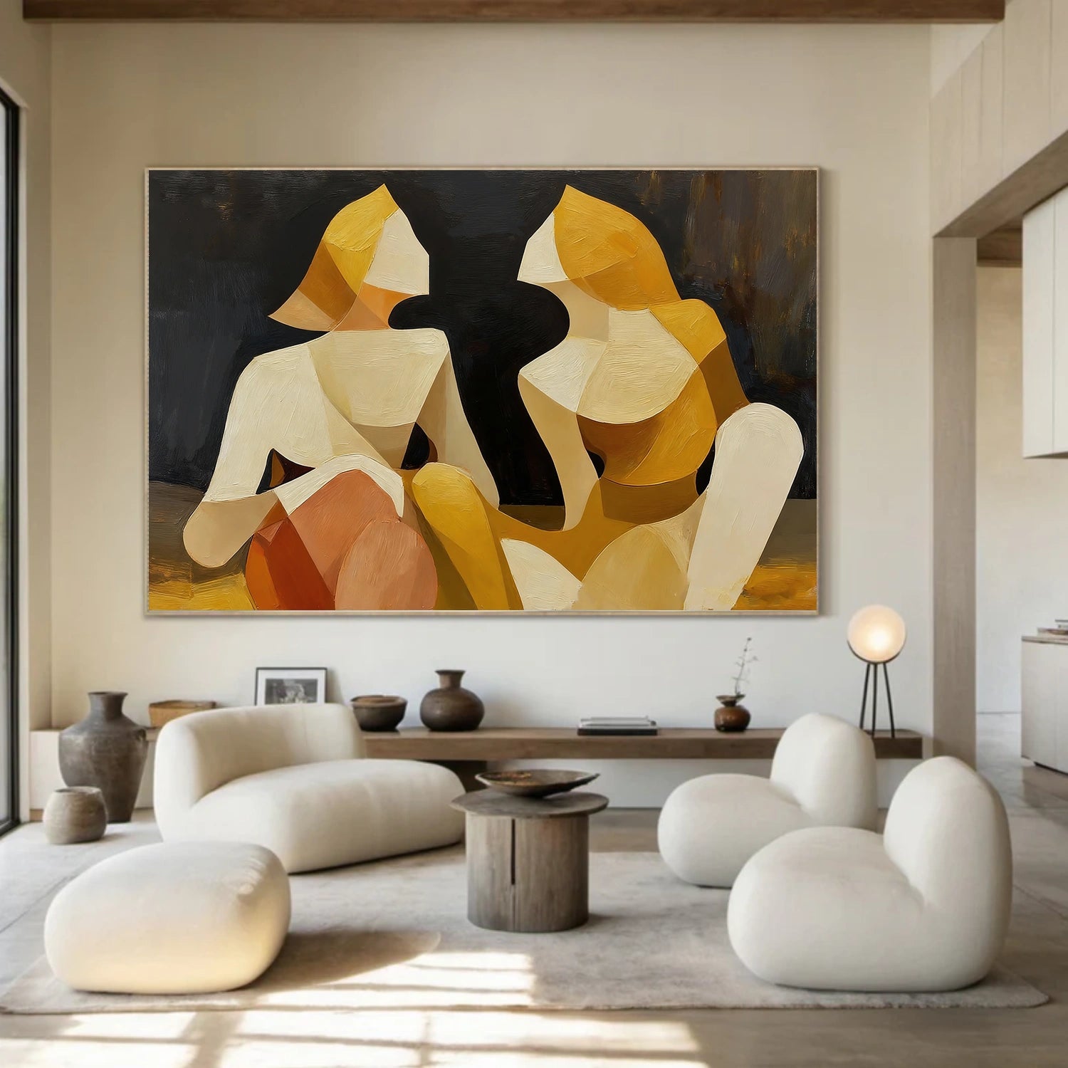 Abstract People Canvas Art #AE060