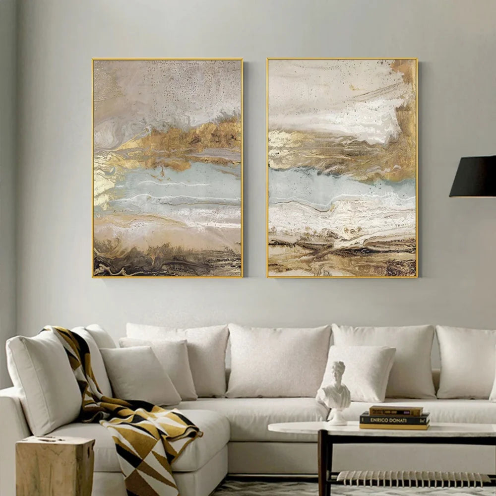 Abstract Painting Canvas Set of 2 #AP201
