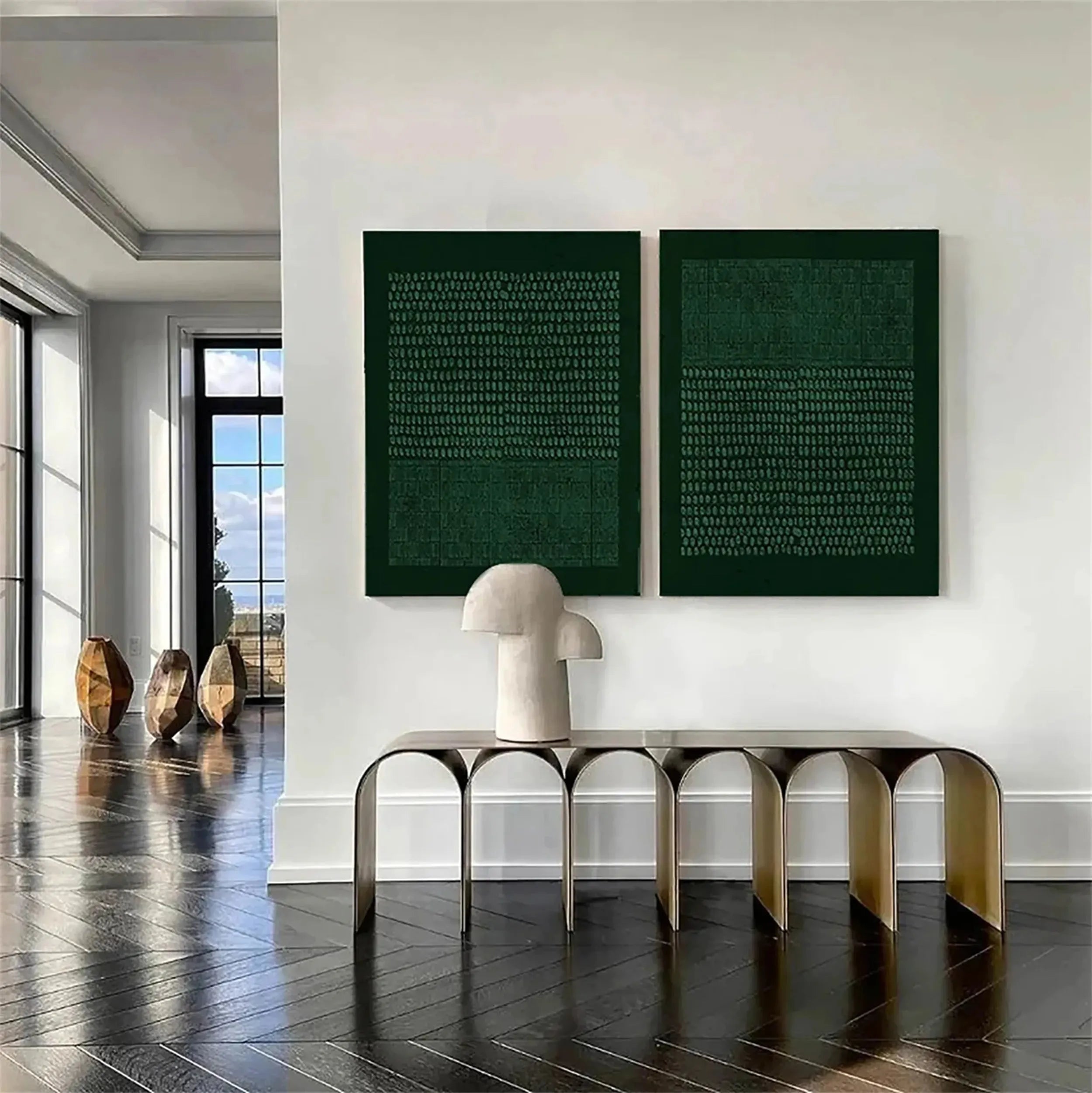 Wabi Sabi Texture Canvas Art Set of 2 #WS015