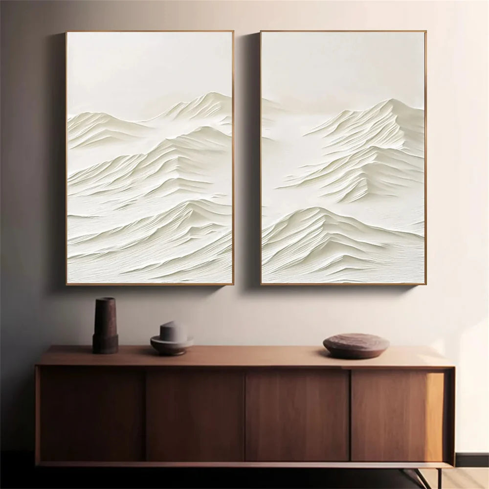 Mountain Textured Canvas Art Set of 2 #MO011