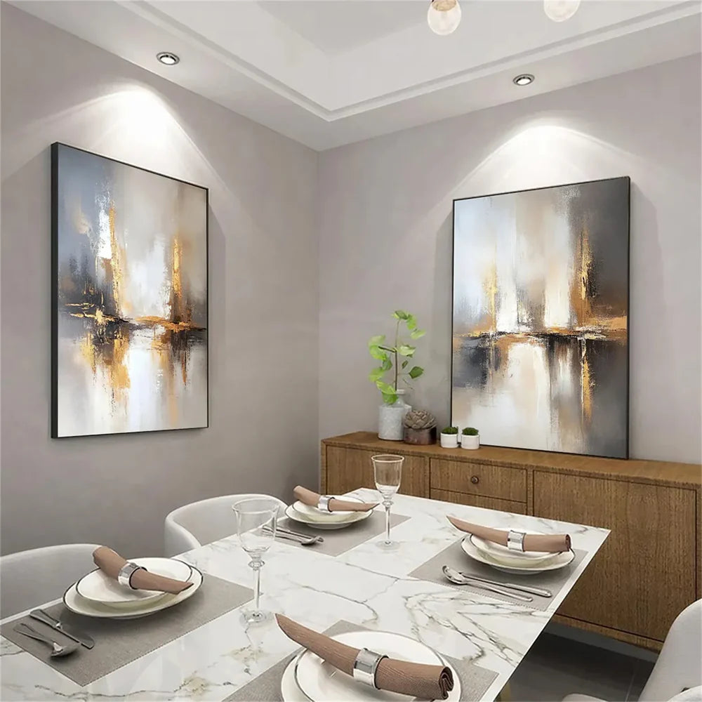 Abstract Painting Canvas Set of 2 #AP178