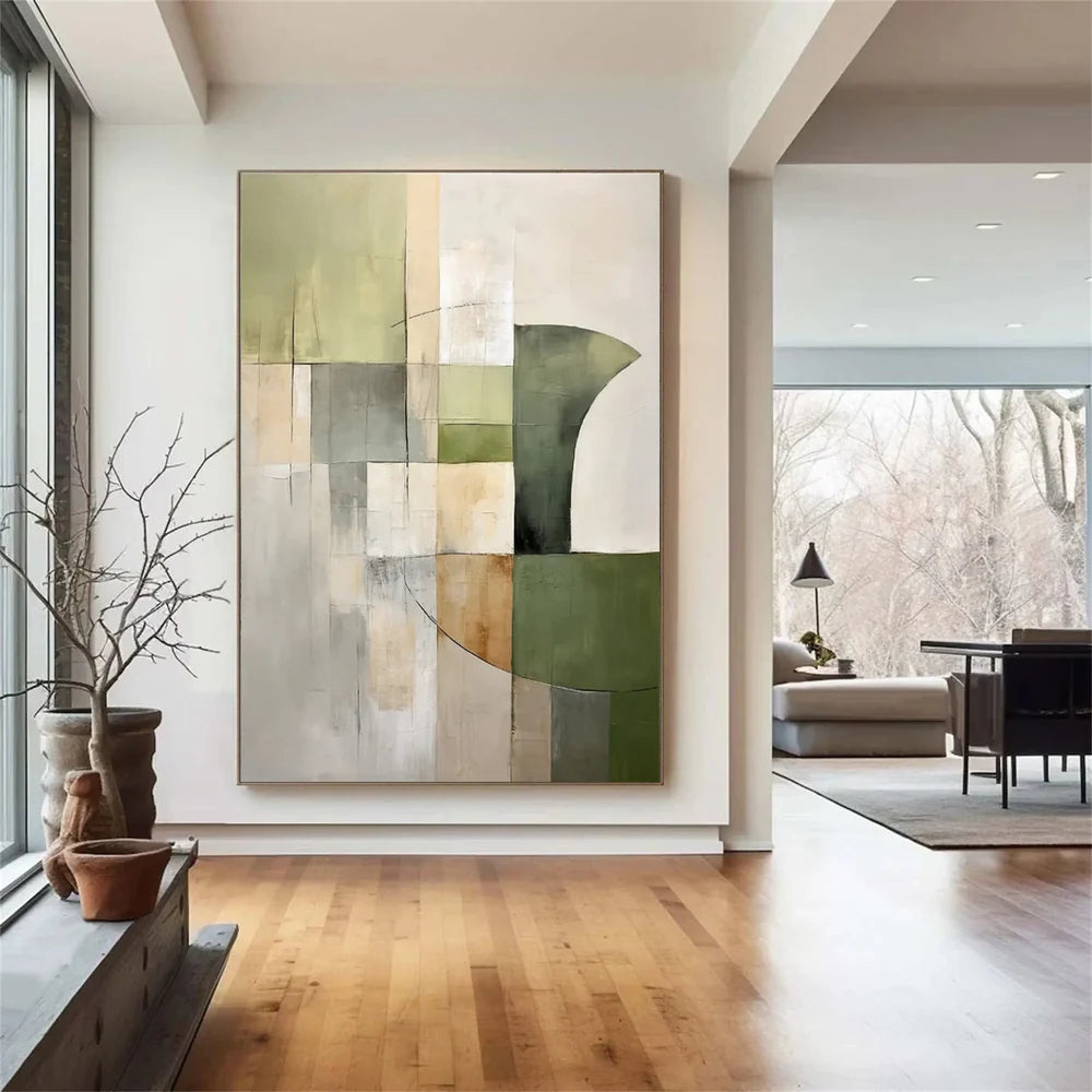 Colorful Abstract Painting Canvas #AP114