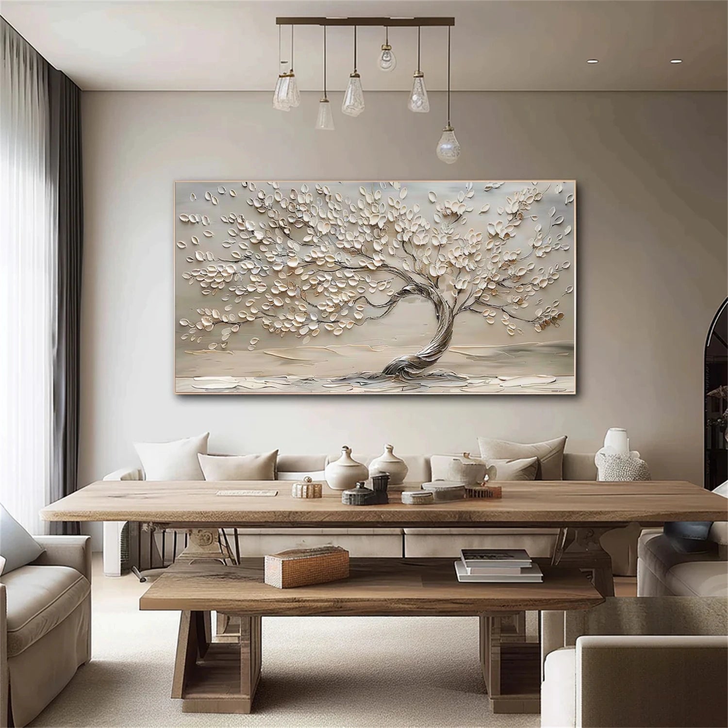 Tree Abstract Textured Wall Art #TP093