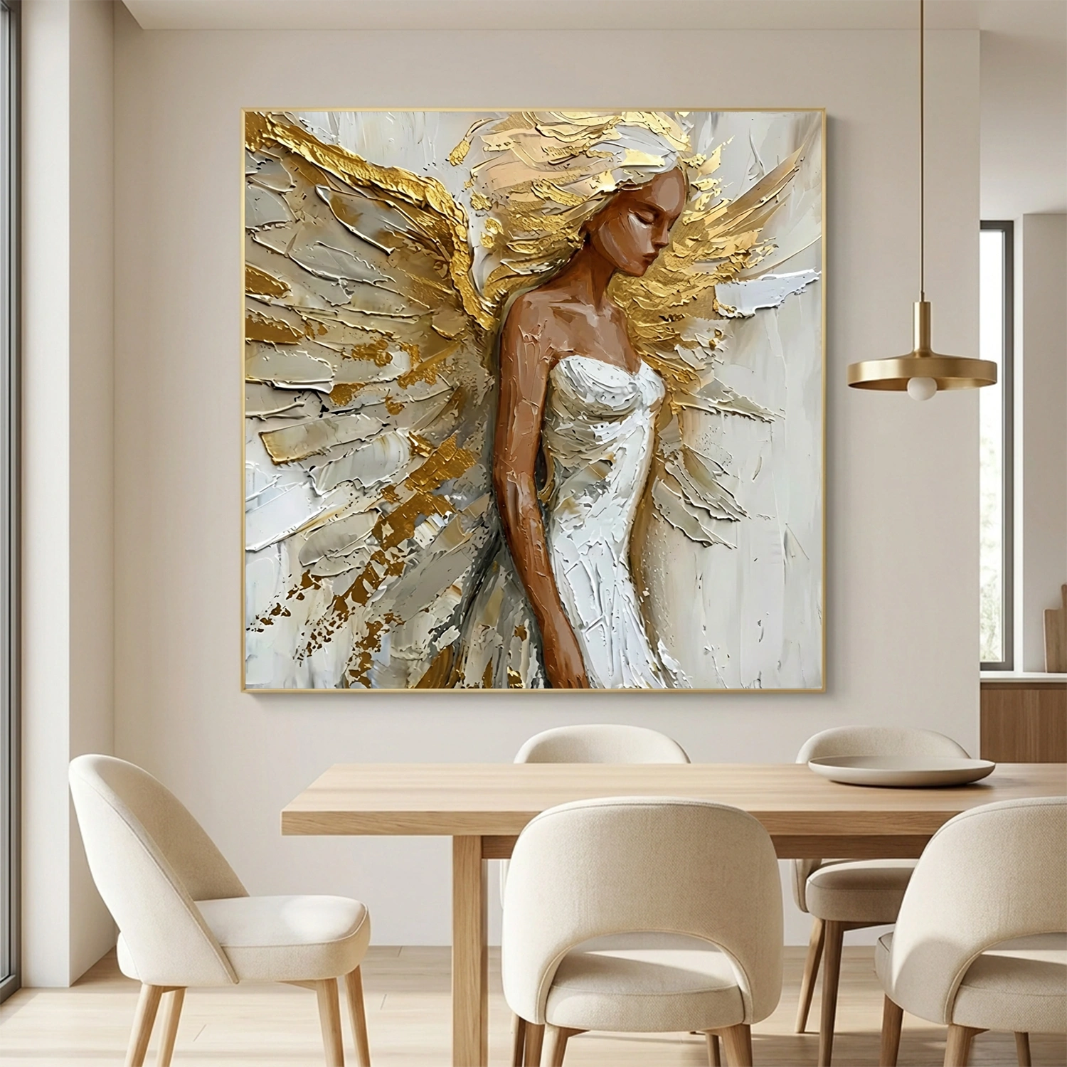 Abstract Portrait Canvas Art #AE123