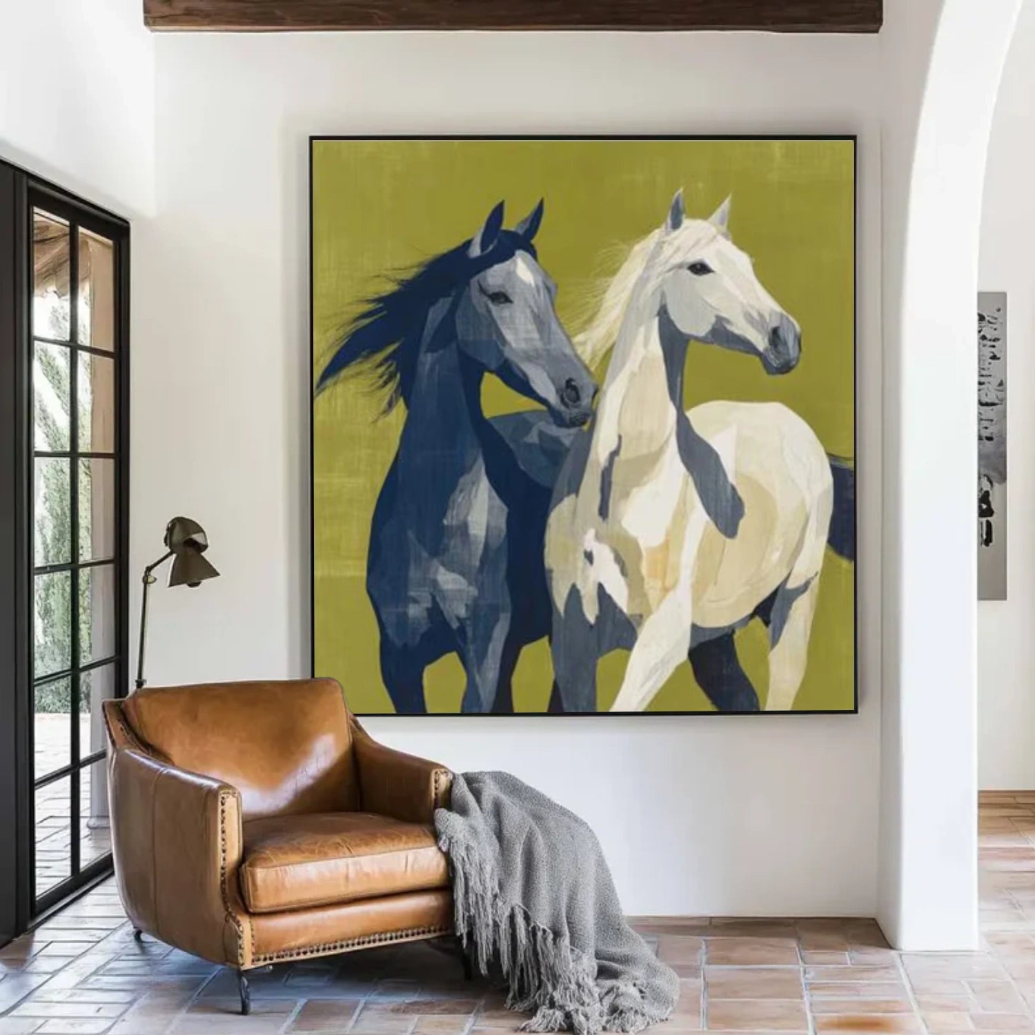Abstract Animal Horse Wall Art #AC067