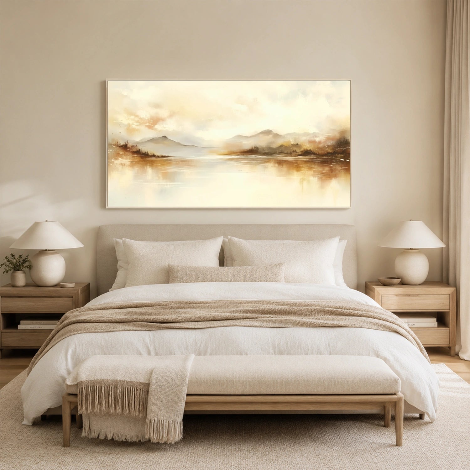 Abstract Mountain Canvas Art #MO068