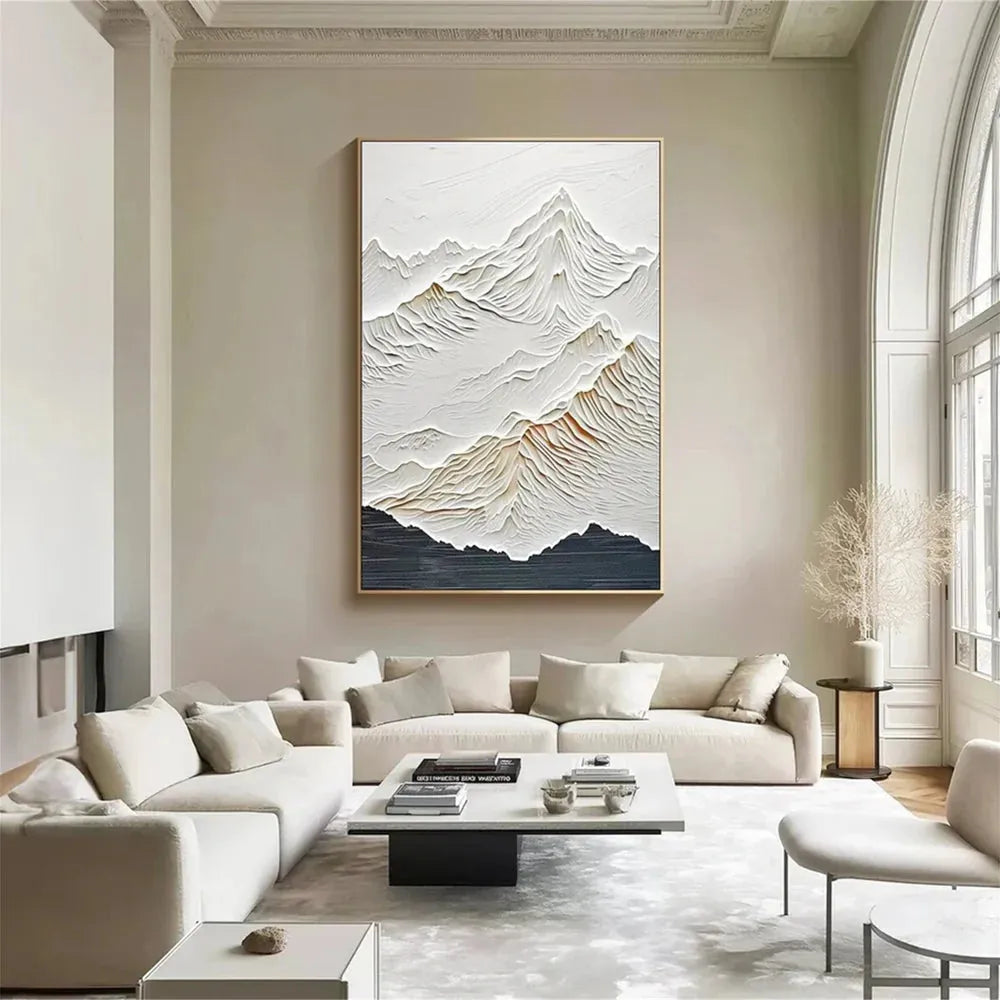 Mountain Textured Canvas Art #MO005