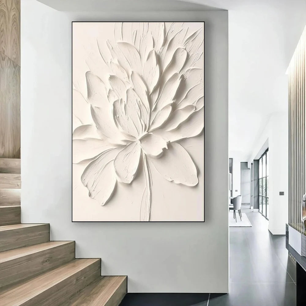 Flower Textured Painting Canvas #FP059