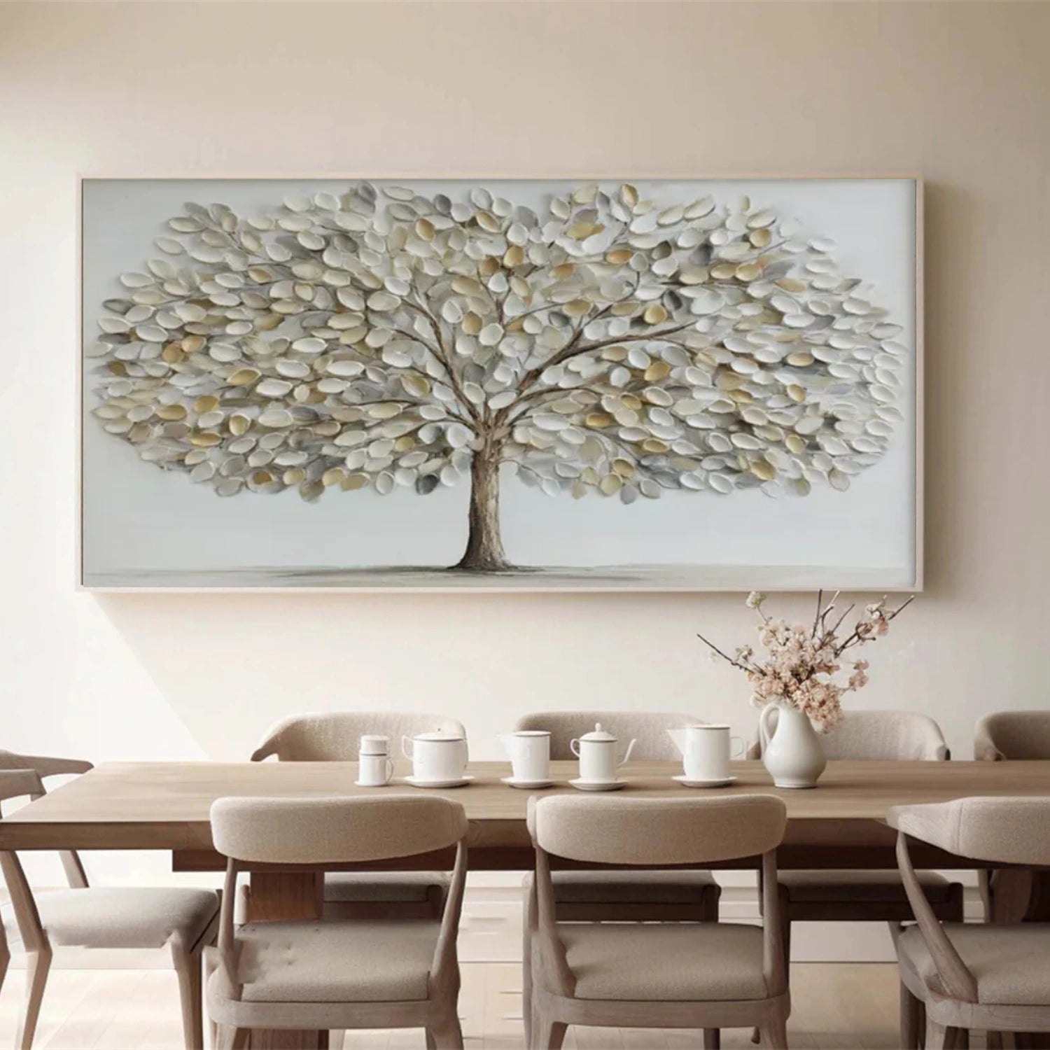 Tree Abstract Textured Wall Art #TP068